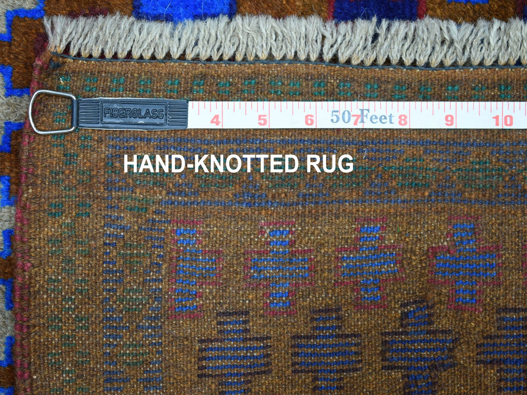 3'3" x 4'7" New Hand Knotted Multicolored Wool Rectangle Oriental Rug - MOA10253294