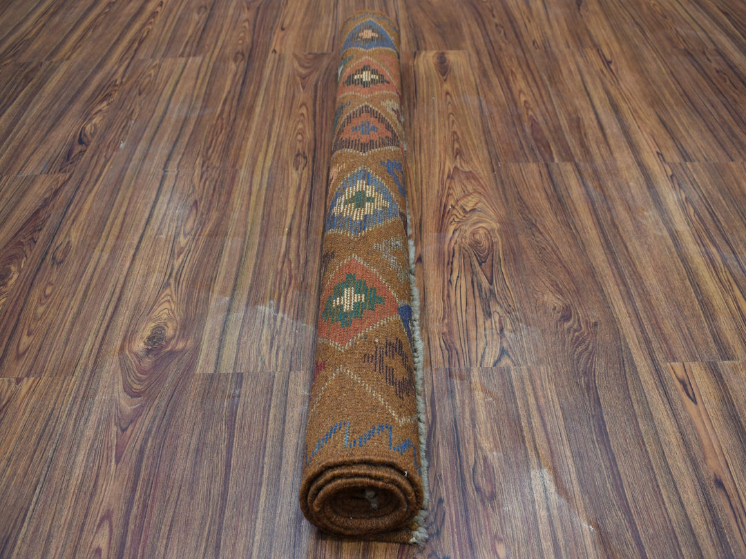 3'5" x 4'10" New Hand Knotted Multicolored Wool Rectangle Oriental Rug - MOA10253301