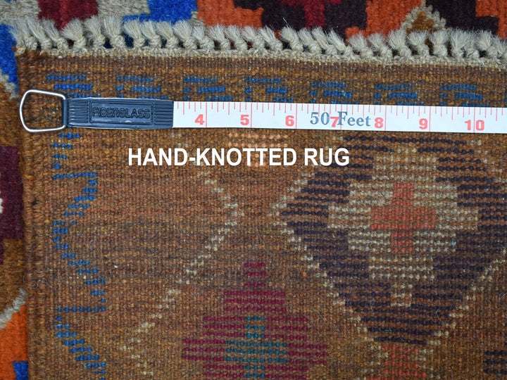 3'5" x 4'10" New Hand Knotted Multicolored Wool Rectangle Oriental Rug - MOA10253301