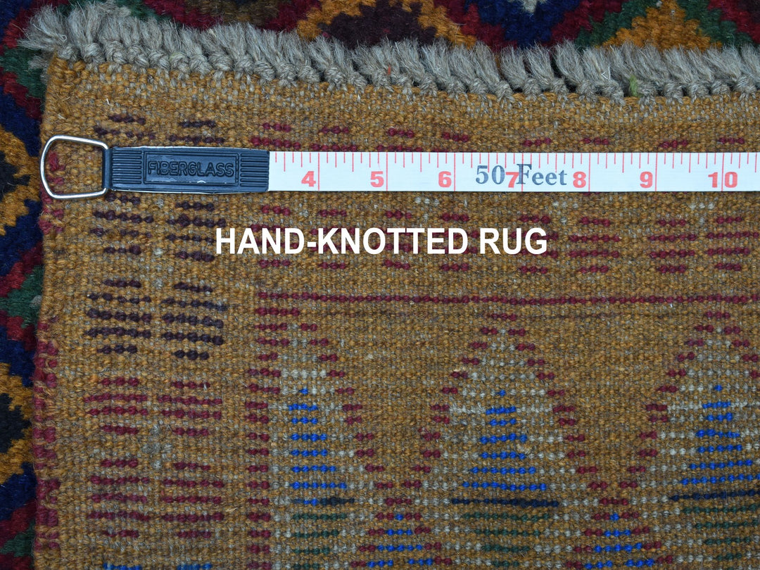 4'3" x 6'1" New Hand Knotted Multicolored Wool Rectangle Oriental Rug - MOA10253302