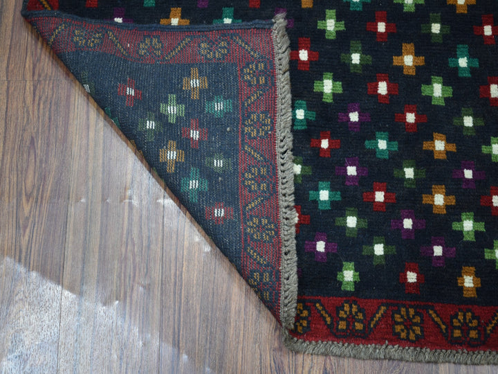 4'3" x 6'0" New Hand Knotted Blue Wool Rectangle Oriental Rug - MOA10253305