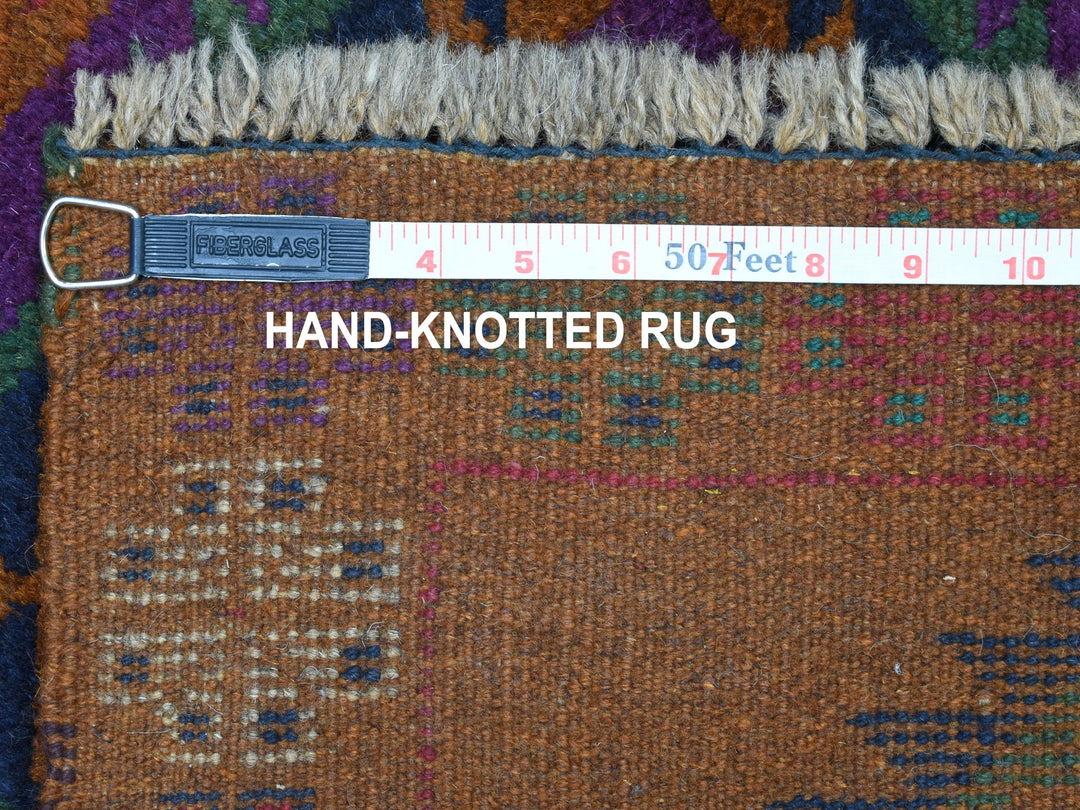 6'0" x 8'0" New Hand Knotted Multicolored Wool Rectangle Oriental Rug - MOA10253333