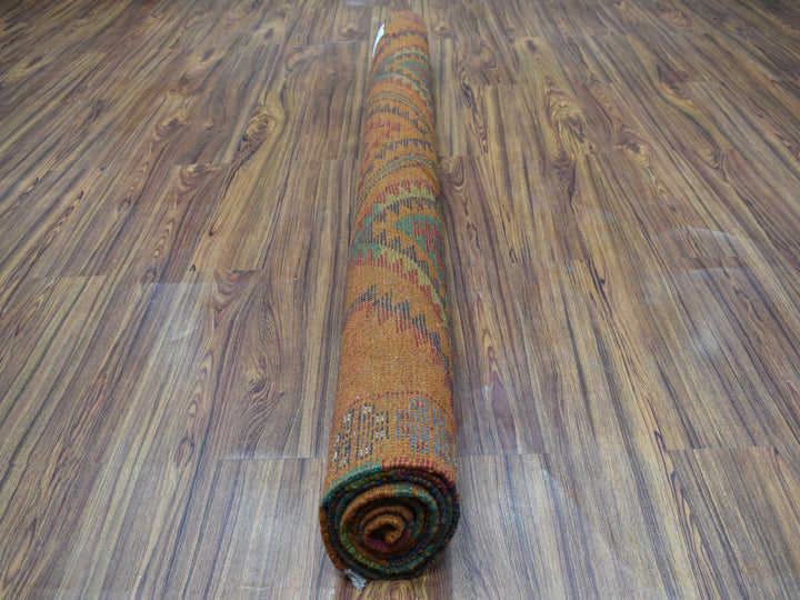 5'8" x 7'10" New Hand Knotted Multicolored Wool Rectangle Oriental Rug - MOA10253339