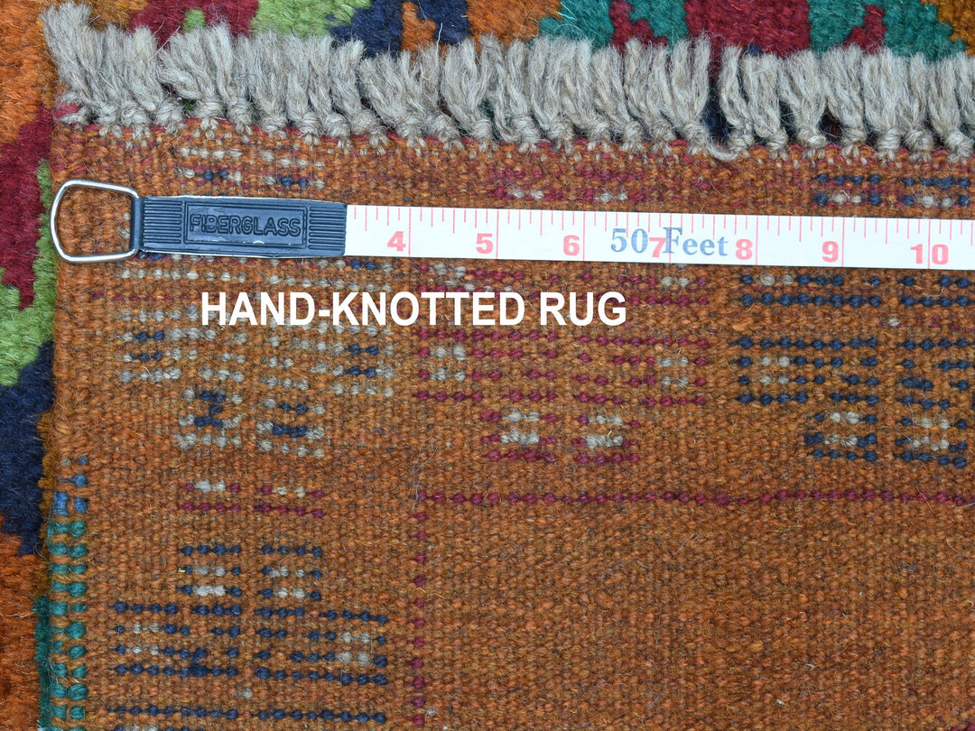 5'8" x 7'10" New Hand Knotted Multicolored Wool Rectangle Oriental Rug - MOA10253339