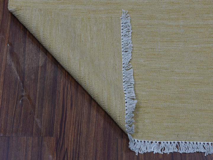 2'2" x 6'2" New Hand Woven Beige Wool Runner Oriental Rug - MOA10253860