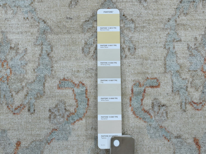 6'0" x 8'10" New Hand Knotted Grey Wool Rectangle Oriental Rug - MOA10253910