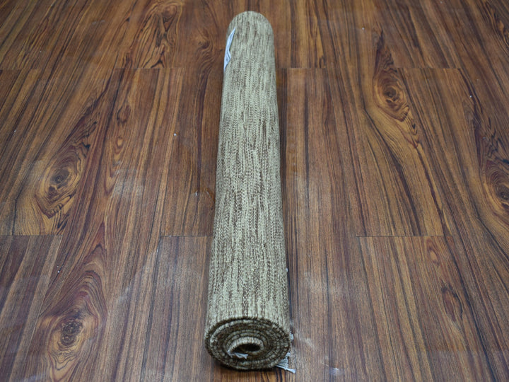 2'3" x 6'4" New Hand Woven Grey Wool Runner Oriental Rug - MOA10254251