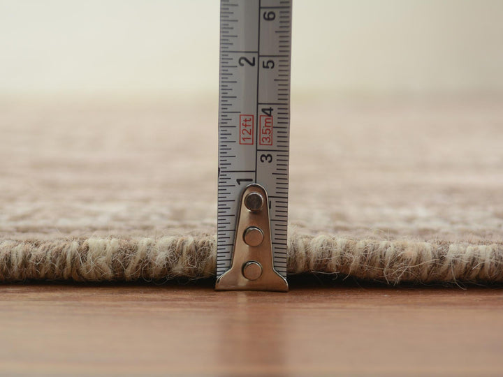 4'9" x 8'6" New Hand Knotted Brown Worn Wool Rectangle Oriental Rug - MOA10257225