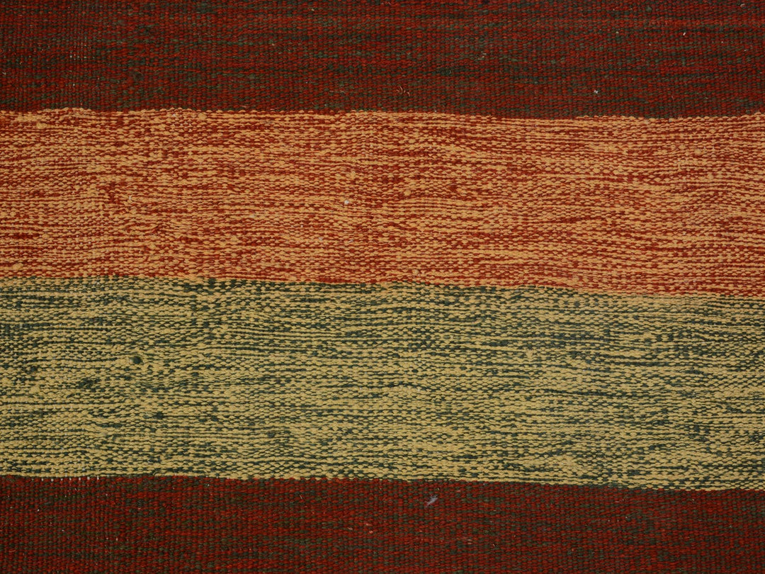 4'9" x 8'0" New Hand Woven Red Wool Rectangle Oriental Rug - MOA10257500