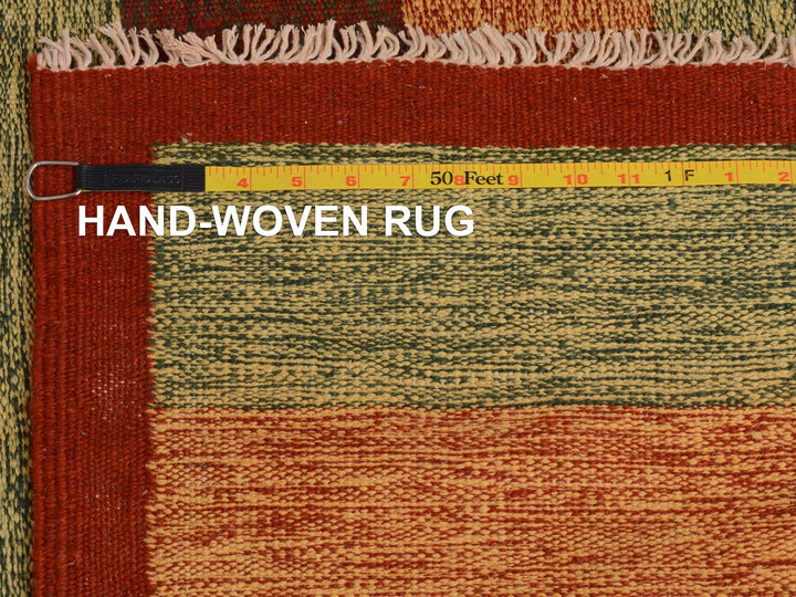 4'9" x 8'0" New Hand Woven Red Wool Rectangle Oriental Rug - MOA10257500