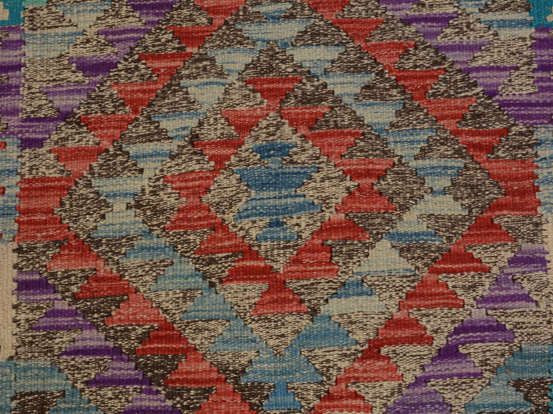 2'7" x 4'1" New Hand Woven Brown Wool Rectangle Oriental Rug - MOA10257510