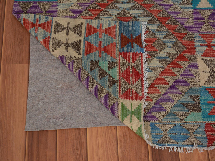 2'7" x 4'1" New Hand Woven Brown Wool Rectangle Oriental Rug - MOA10257510