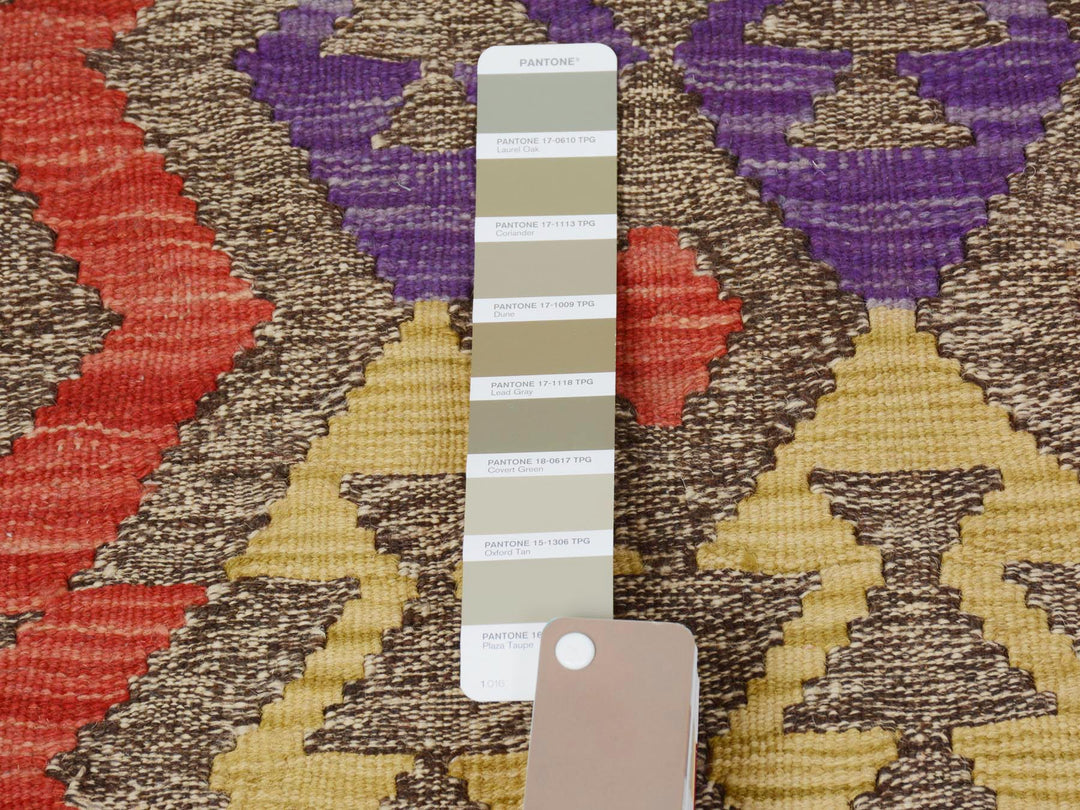 2'8" x 3'8" New Hand Woven Grey Wool Rectangle Oriental Rug - MOA10257544