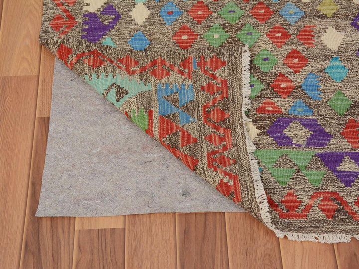 2'9" x 4'0" New Hand Woven Multicolored Wool Rectangle Oriental Rug - MOA10257551