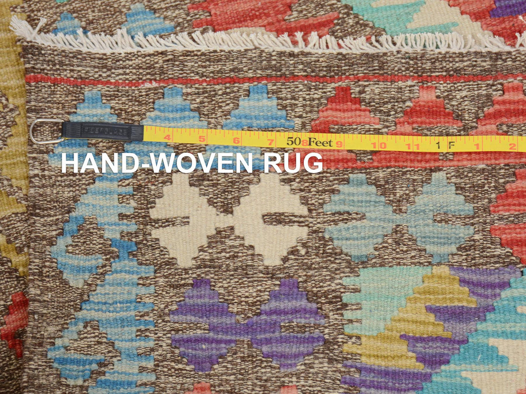 3'0" x 4'0" New Hand Woven Multicolored Wool Rectangle Oriental Rug - MOA10257572
