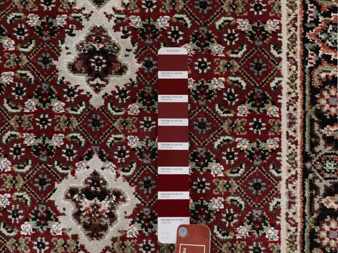 2'8" x 10'2" New Hand Knotted Red Wool Runner Oriental Rug - MOA10258322