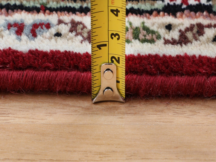 2'8" x 10'2" New Hand Knotted Red Wool Runner Oriental Rug - MOA10258322