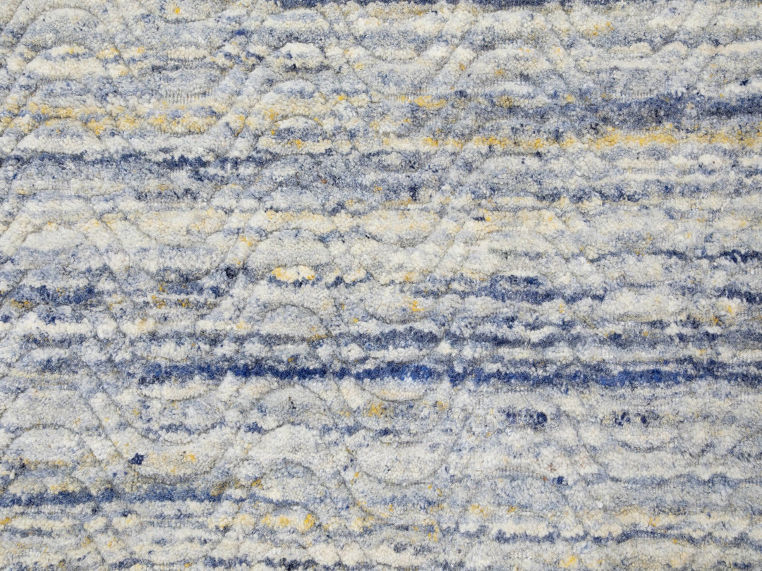 3'0" x 5'0" New Hand Loomed Grey Wool Rectangle Oriental Rug - MOA10258395