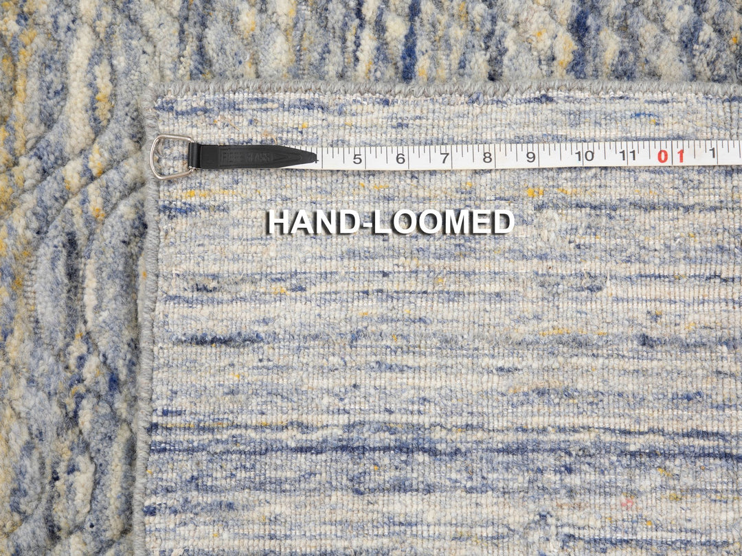 3'0" x 5'0" New Hand Loomed Grey Wool Rectangle Oriental Rug - MOA10258395