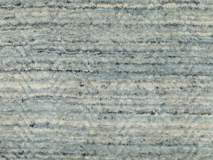 3'0" x 5'0" New Hand Loomed Green Wool Rectangle Oriental Rug - MOA10258618