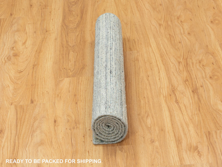 3'0" x 5'0" New Hand Loomed Green Wool Rectangle Oriental Rug - MOA10258618