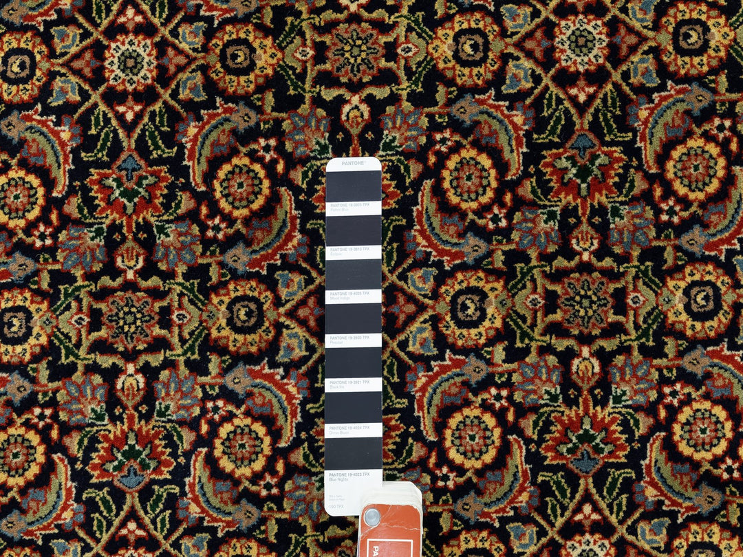 9'5" x 16'1" New Hand Knotted Black Wool Rectangle Oriental Rug - MOA10258648