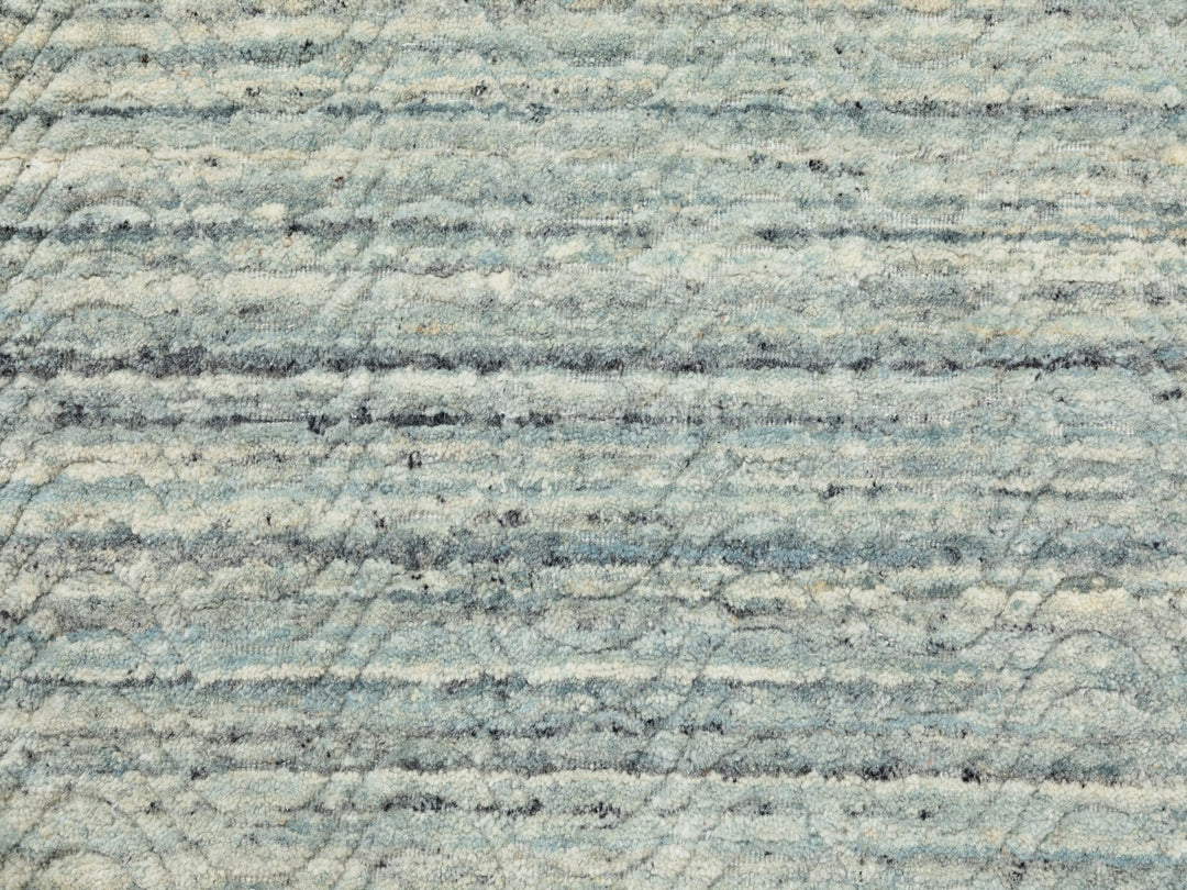 2'10" x 5'0" New Hand Loomed Green Wool Rectangle Oriental Rug - MOA10262050