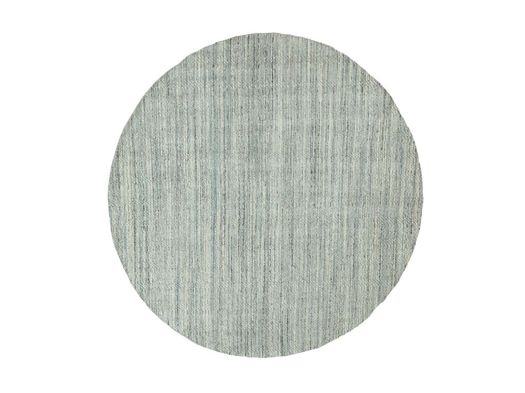 9'10" x 10'0" New Hand Loomed Green Wool Round Oriental Rug - MOA10262062