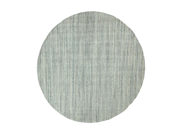 9'10" x 10'0" New Hand Loomed Green Wool Round Oriental Rug - MOA10262062