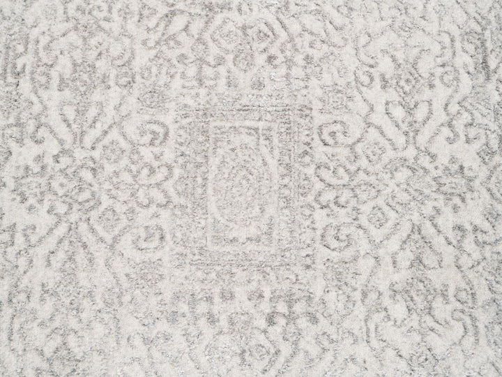 11'10" x 14'9" New Hand Loomed Beige Wool & Art Silk Rectangle Oriental Rug - MOA10262836