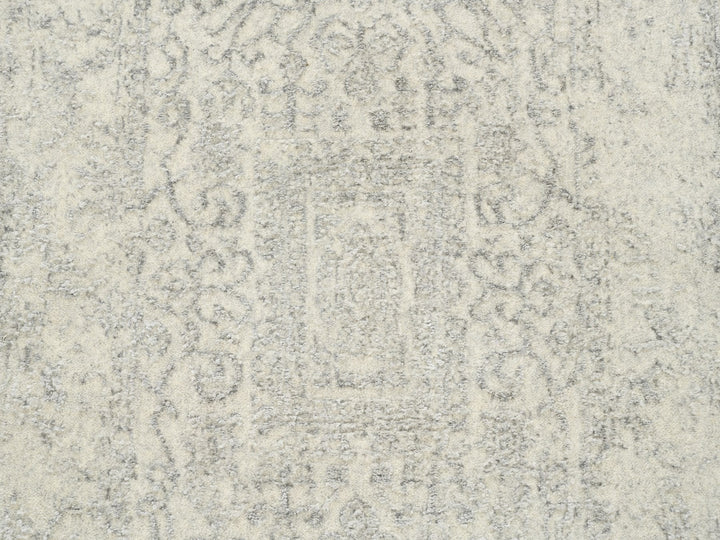 2'6" x 10'1" New Hand Loomed Beige Wool & Art Silk Runner Oriental Rug - MOA10262854