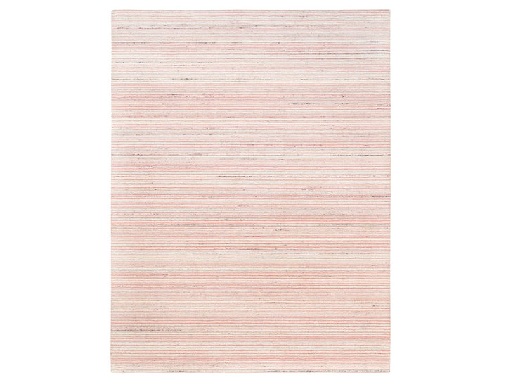 9'0" x 12'0" New Hand Loomed Pink Wool Rectangle Oriental Rug - MOA10263039