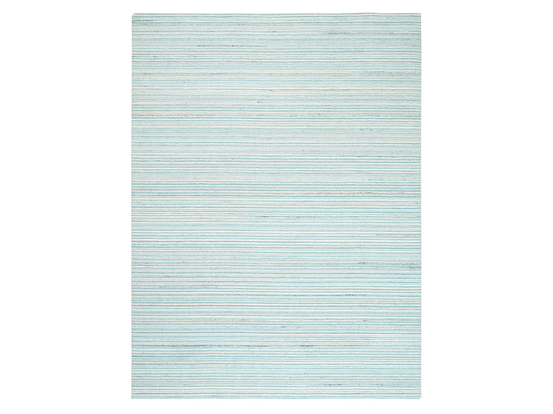 9'1" x 12'0" New Hand Loomed Green Wool Rectangle Oriental Rug - MOA10263043