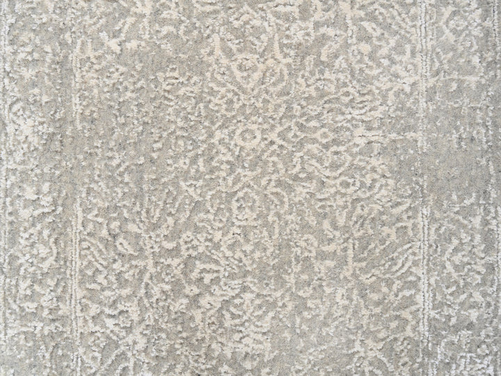 2'5" x 6'0" New Hand Loomed Beige Wool & Art Silk Runner Oriental Rug - MOA10263283