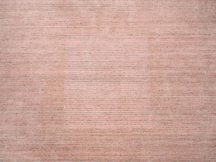 8'2" x 10'0" New Hand Loomed Pink Wool Rectangle Oriental Rug - MOA10263489