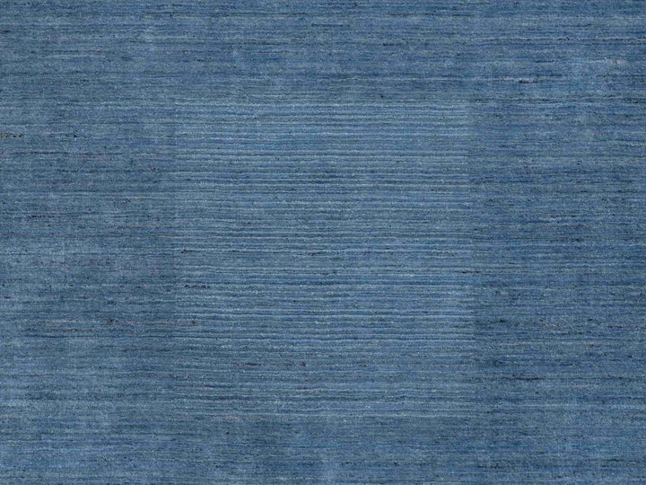 10'0" x 14'0" New Hand Loomed Blue Wool Rectangle Oriental Rug - MOA10264565