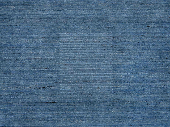 5'0" x 7'1" New Hand Loomed Blue Wool Rectangle Oriental Rug - MOA10264616