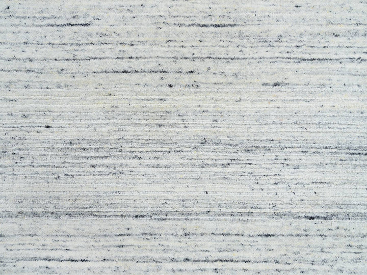 8'0" x 8'0" New Hand Loomed Ivory Wool Square Oriental Rug - MOA10264771