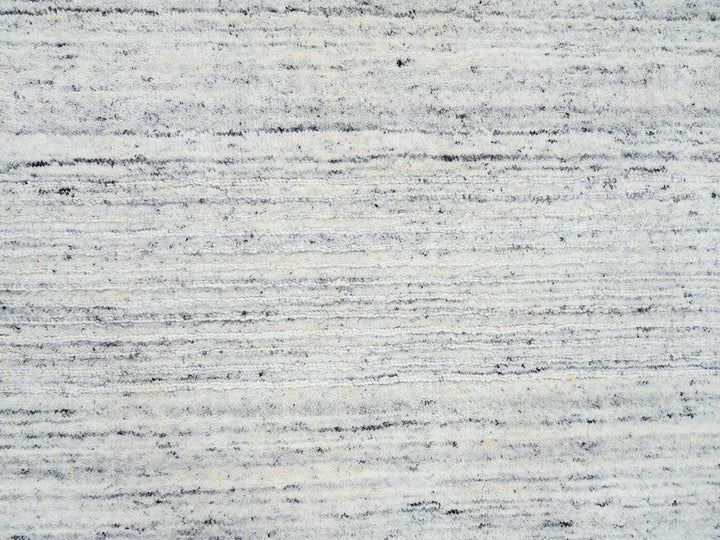 6'0" x 6'0" New Hand Loomed Ivory Wool Square Oriental Rug - MOA10264773