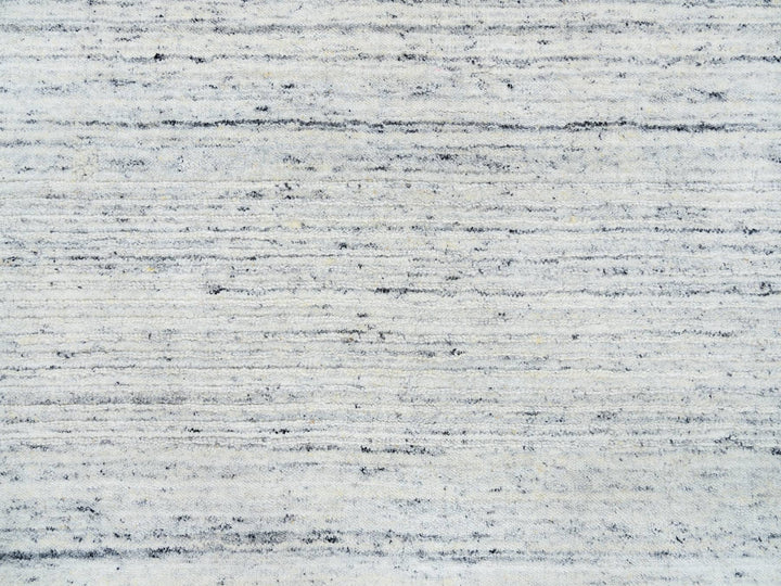 5'0" x 7'0" New Hand Loomed Ivory Wool Rectangle Oriental Rug - MOA10264779