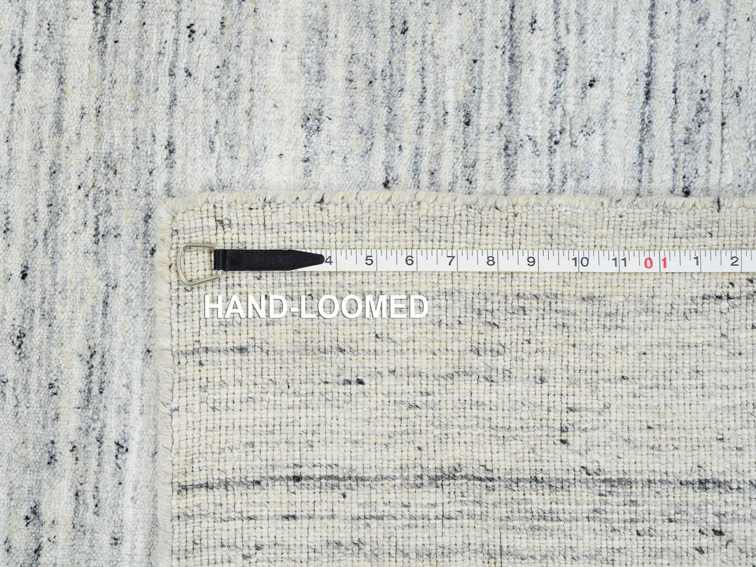 5'0" x 7'0" New Hand Loomed Ivory Wool Rectangle Oriental Rug - MOA10264779