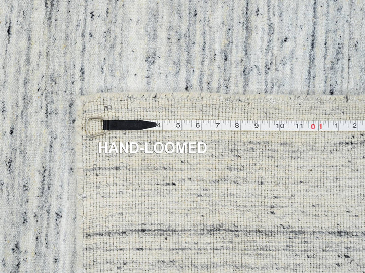 5'0" x 7'0" New Hand Loomed Ivory Wool Rectangle Oriental Rug - MOA10264779