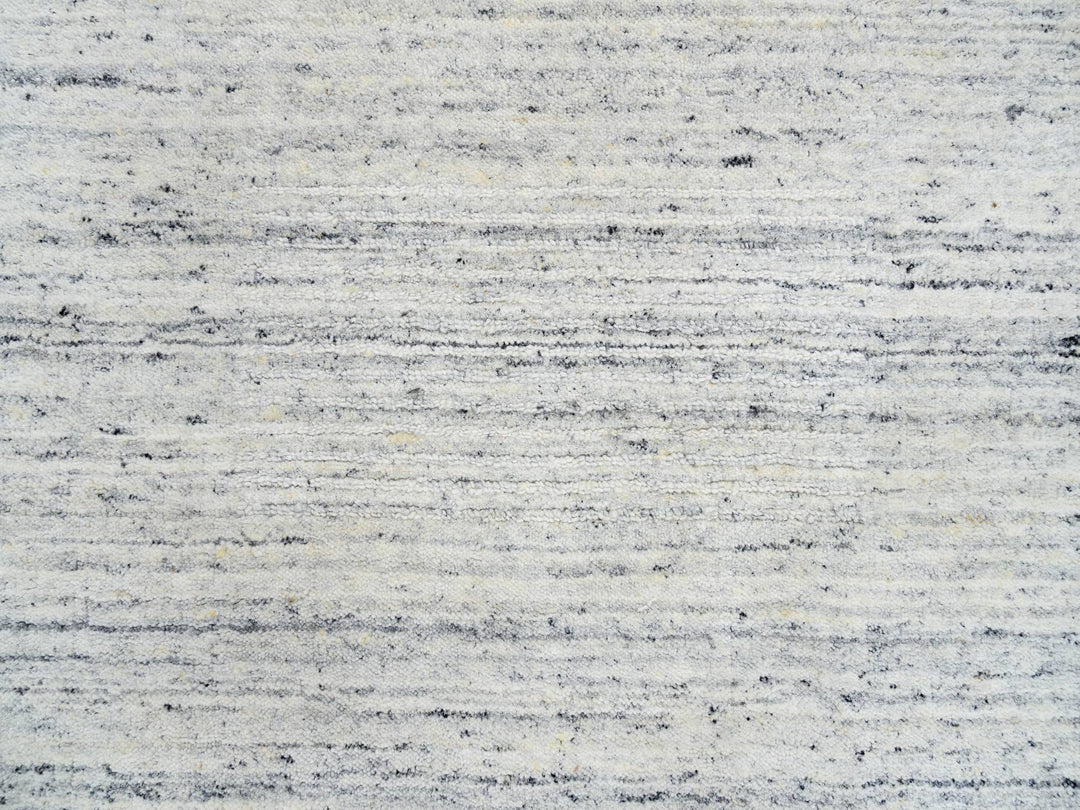 2'6" x 6'0" New Hand Loomed Ivory Wool Runner Oriental Rug - MOA10264787