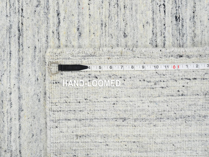 2'6" x 6'0" New Hand Loomed Ivory Wool Runner Oriental Rug - MOA10264787