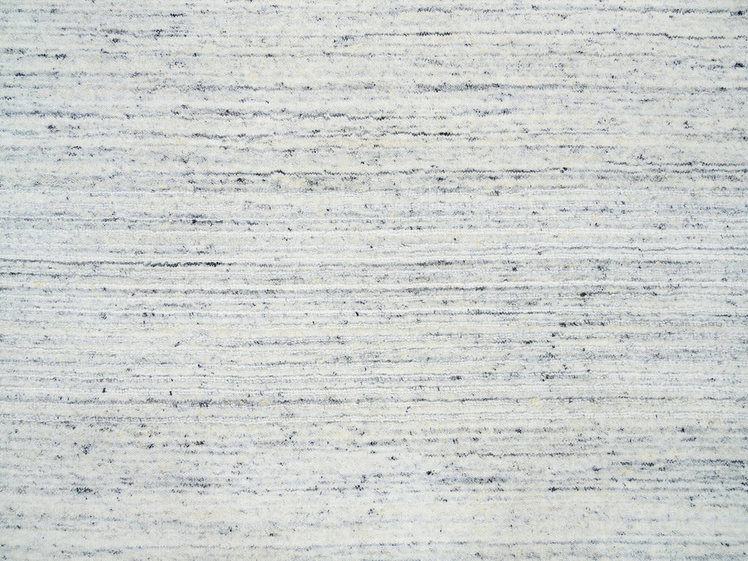 10'0" x 10'0" New Hand Loomed Ivory Wool Round Oriental Rug - MOA10264795