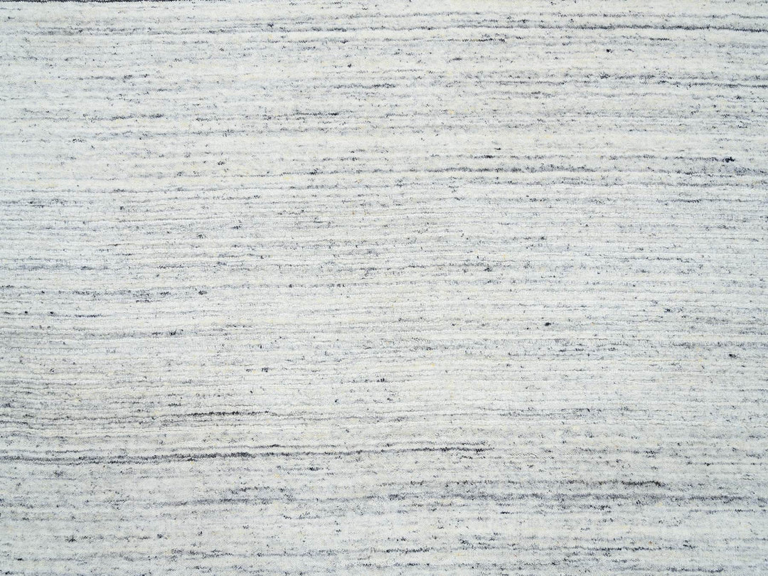 11'10" x 11'10" New Hand Loomed Ivory Wool Round Oriental Rug - MOA10264796