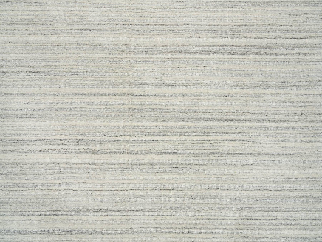 6'2" x 6'0" New Hand Loomed Ivory Wool Square Oriental Rug - MOA10265010