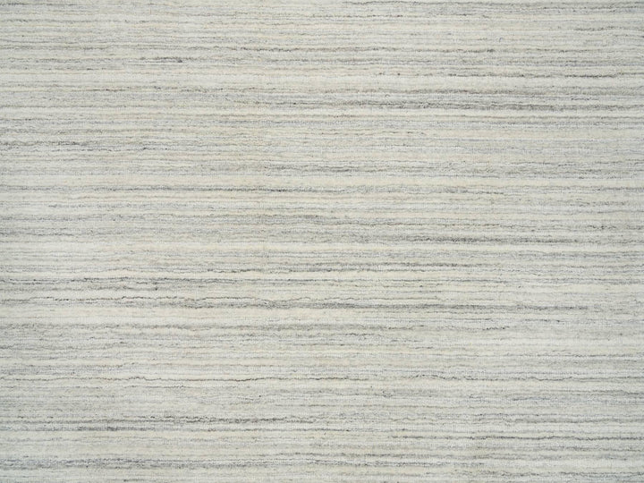 6'2" x 6'0" New Hand Loomed Ivory Wool Square Oriental Rug - MOA10265010