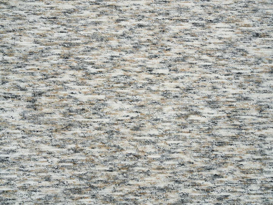 12'2" x 15'0" New Hand Loomed Beige Wool Rectangle Oriental Rug - MOA10265236