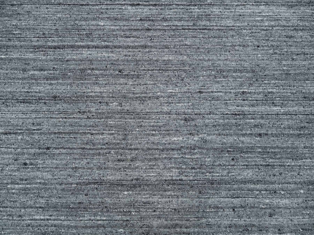 8'1" x 8'0" New Hand Loomed Grey Wool Square Oriental Rug - MOA10265416